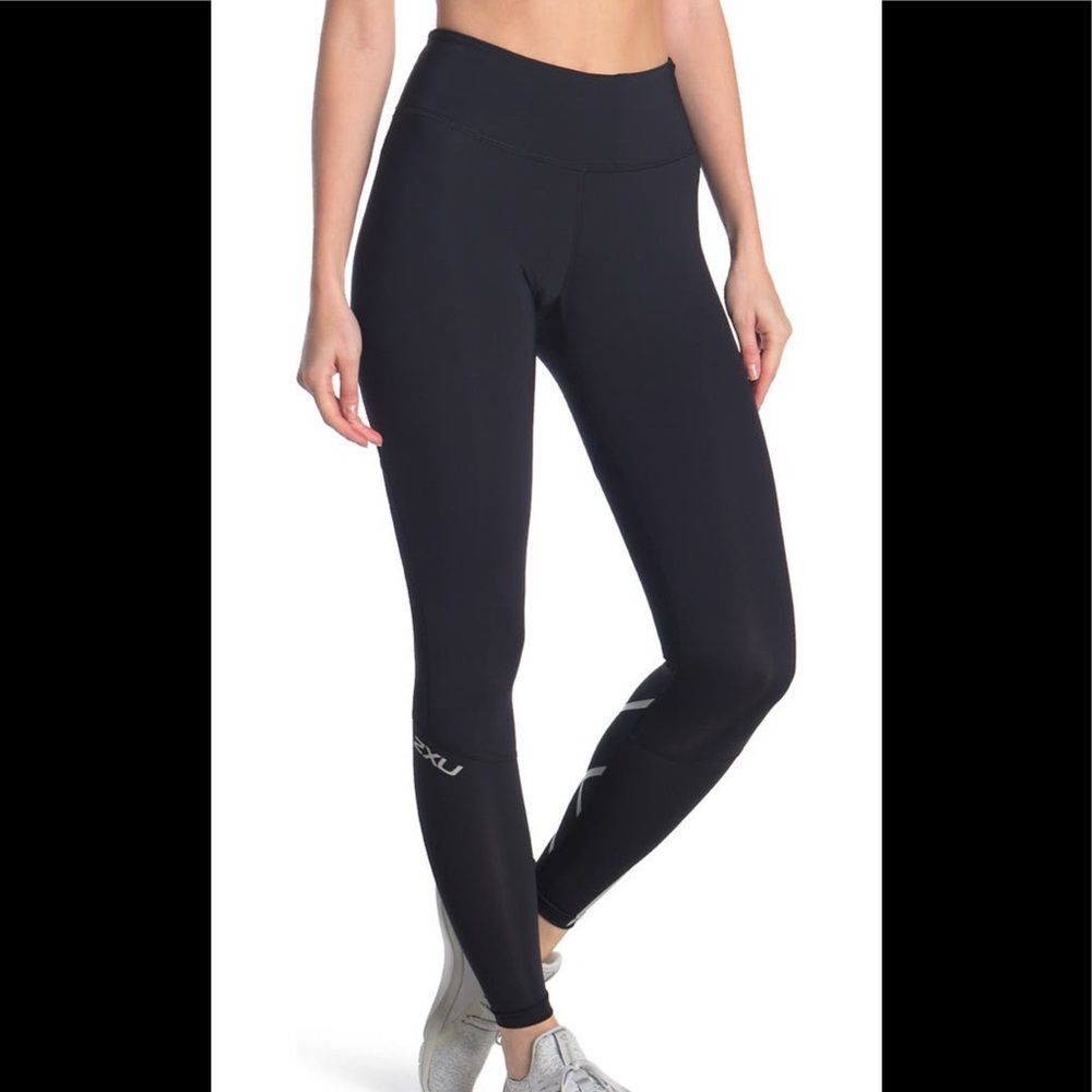 2 XU run mid rise compression activewear tights leggings size XS, NWT